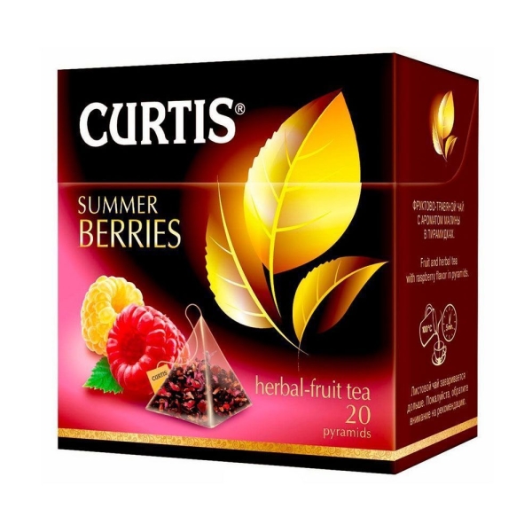 чай Curtis Summer Berries Tea, пирам 20*1,7г12