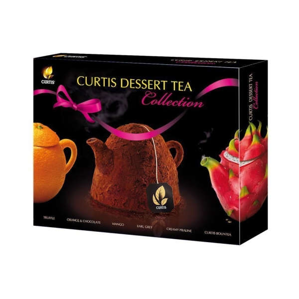 чай ассорти Curtis Dessert Tea Collection ,пак 6вид*5шт 58.5г10