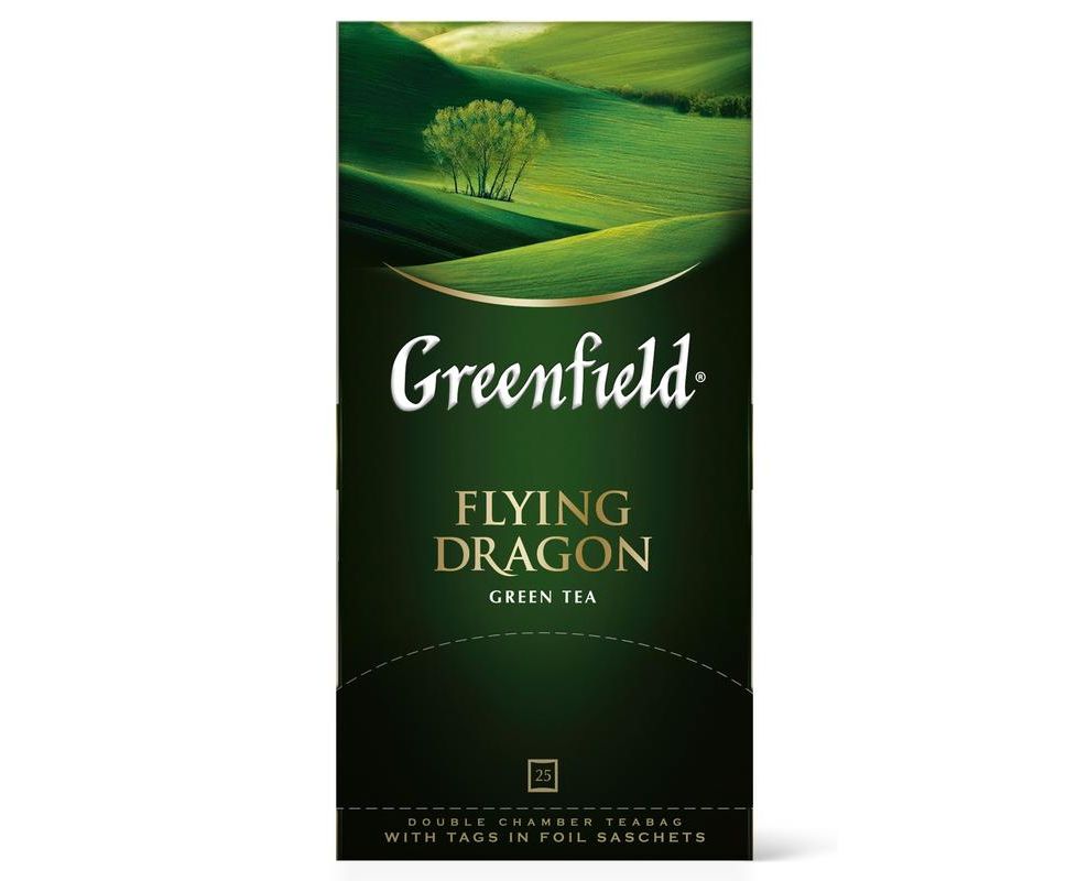 Гринфилд Флаин Дракон зеленый,25*2г10 Чай